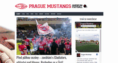Desktop Screenshot of mustangs.cz
