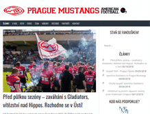Tablet Screenshot of mustangs.cz